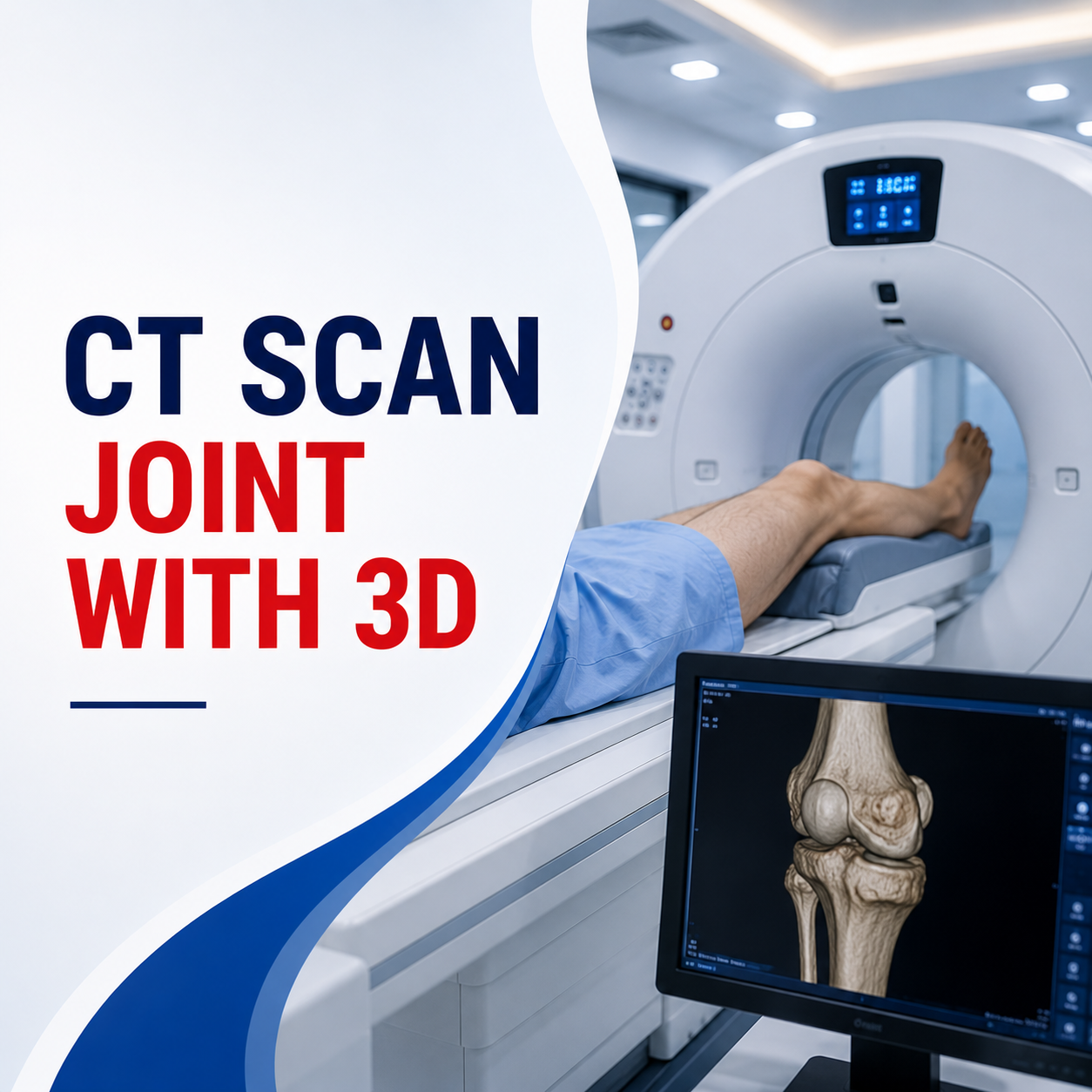 CT Scan Joint with 3D